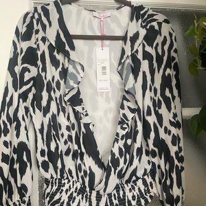 Parker tiger print Top